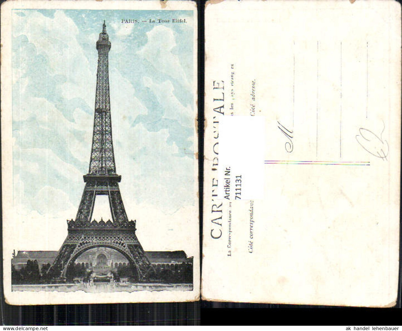 711131 France Paris La tour Eiffel Eiffelturm
