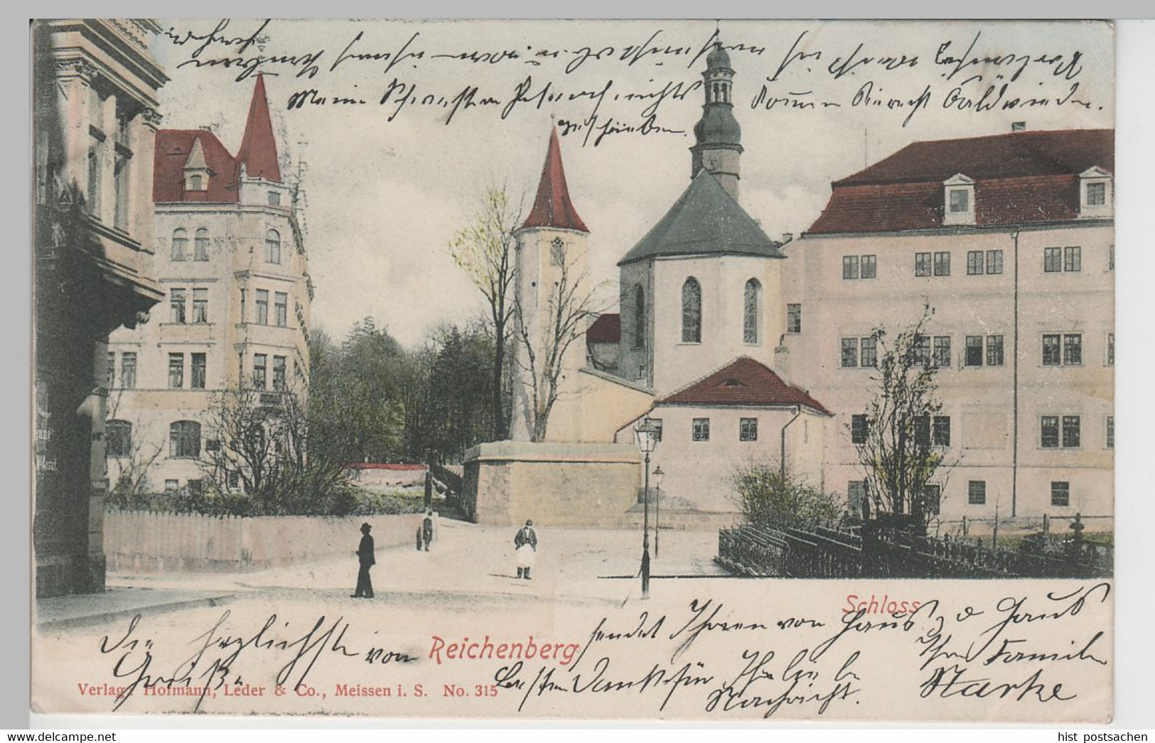 (71308) AK Reichenberg (Liberec), Schloss 1904