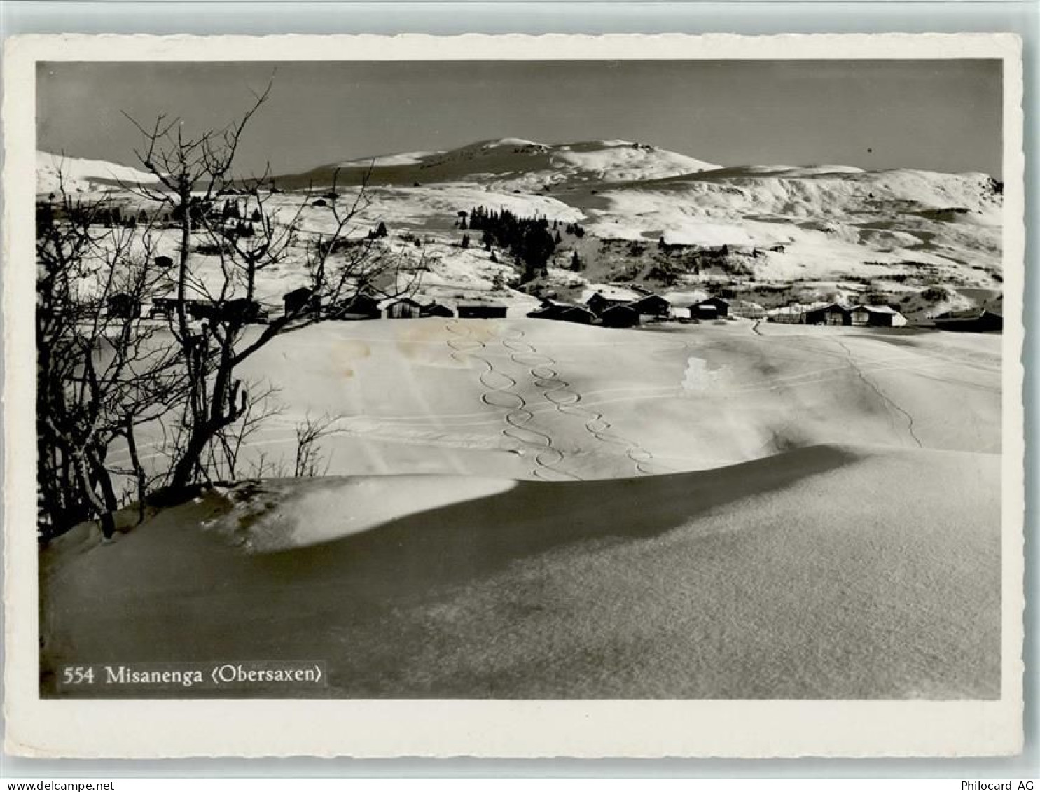 7133 Obersaxen Affeier - Blick nach Misanenga Winteraufnahme - 10157032