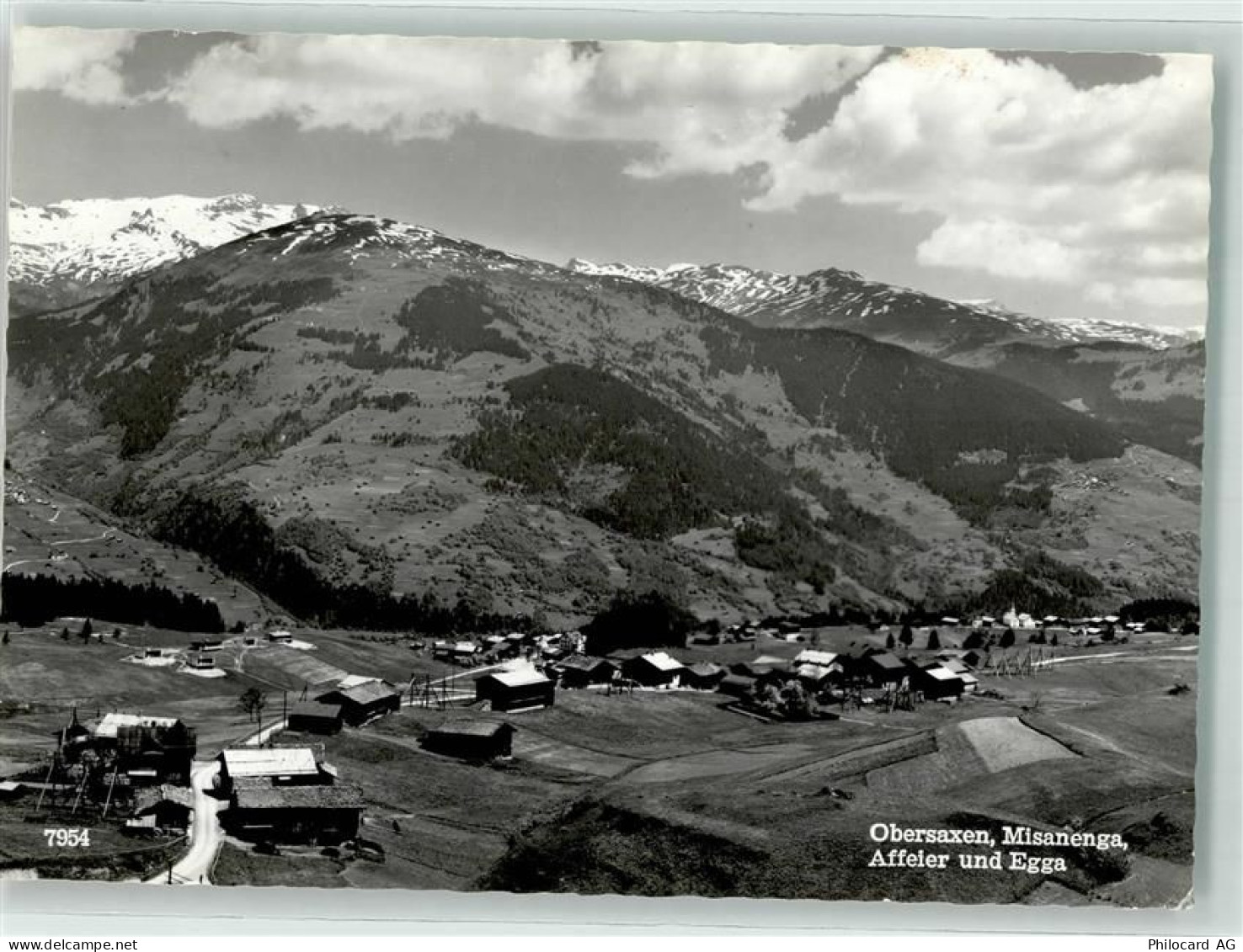 7133 Obersaxen Affeier Foto AK Misanenga Egga - 39696574