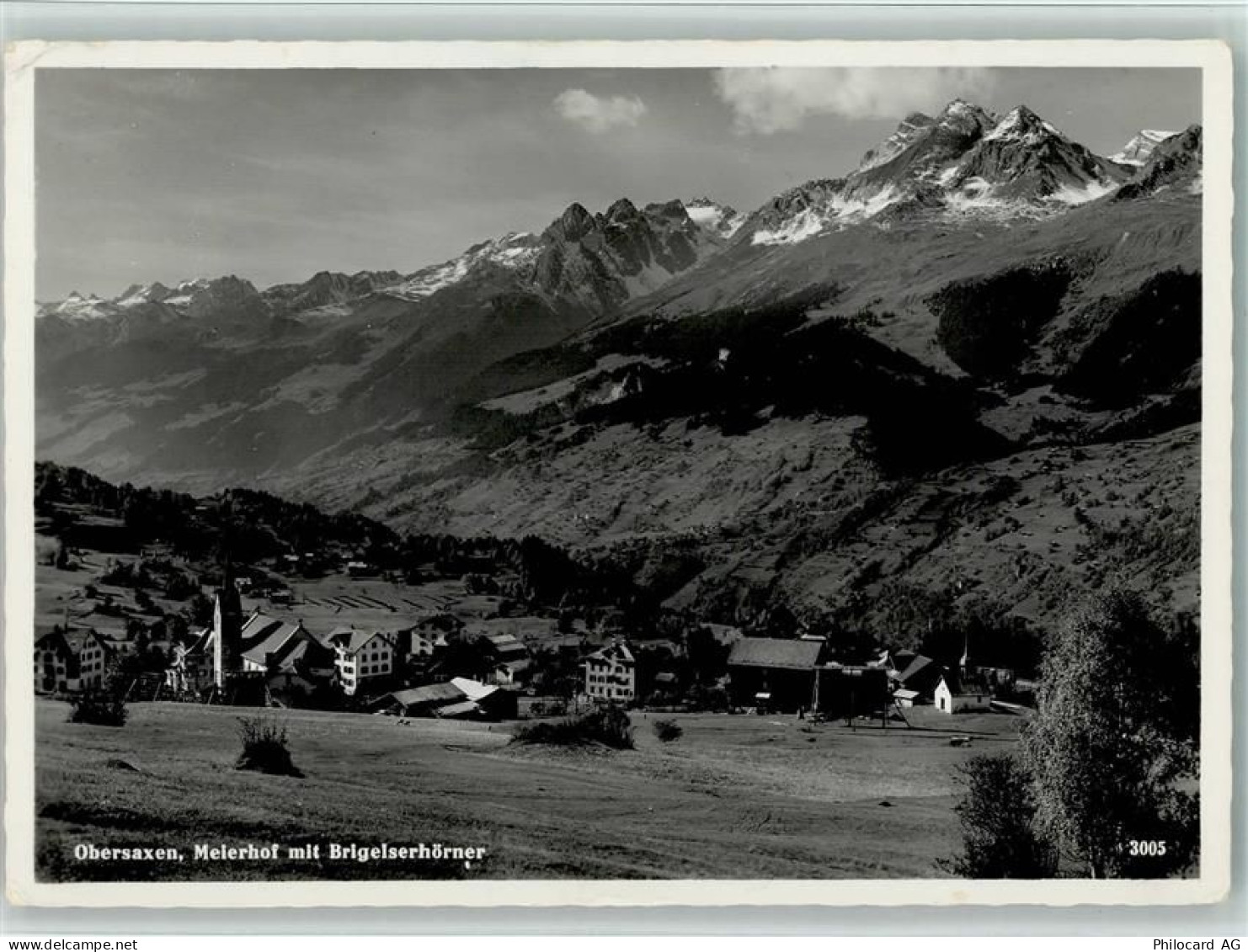 7134 Obersaxen Meierhof - Obersaxen Meierhof mit Brigelserhörner - 10157087