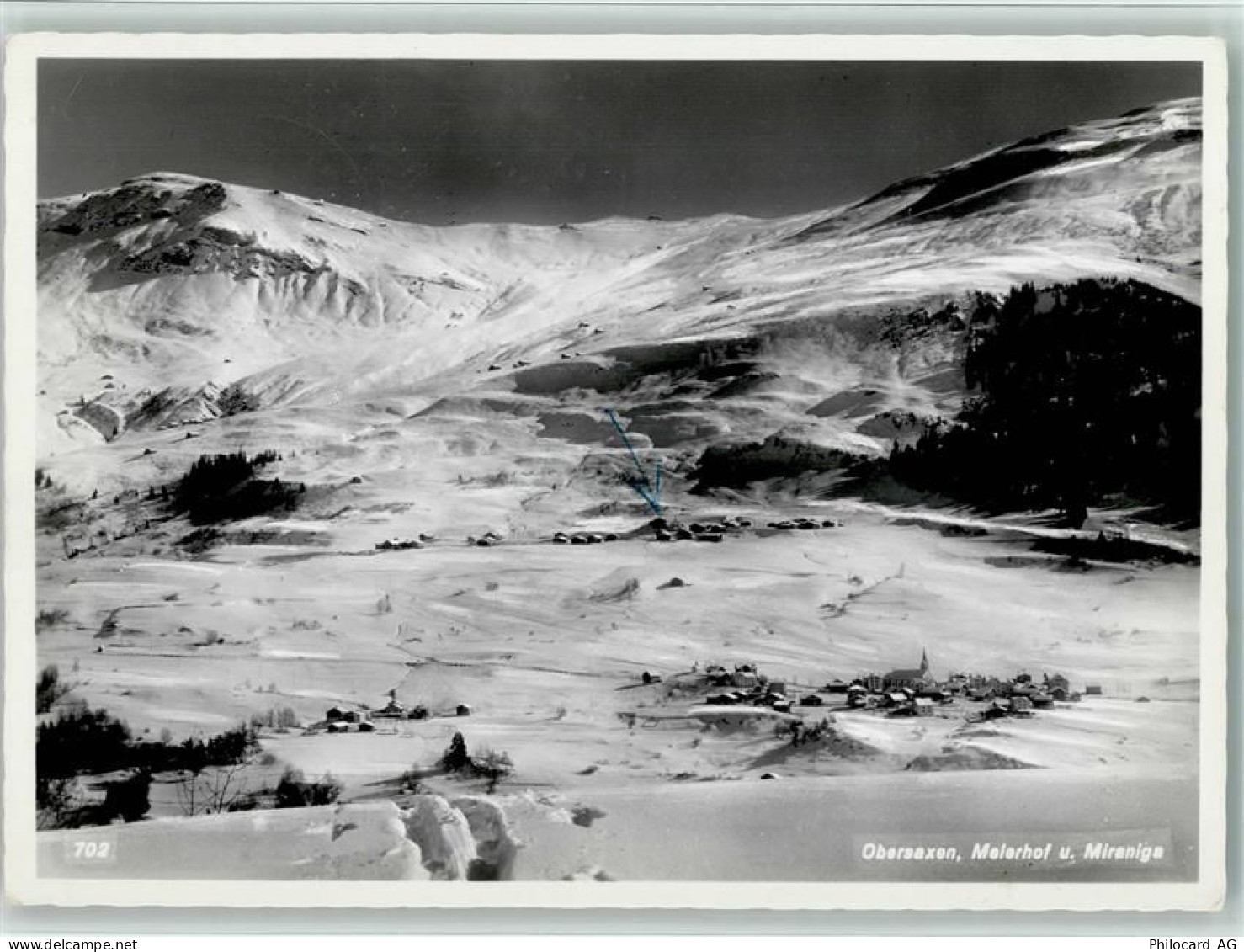 7134 Obersaxen Meierhof - Obersaxen Meierhof und Miraniga Winteraufnahme... - 10157182