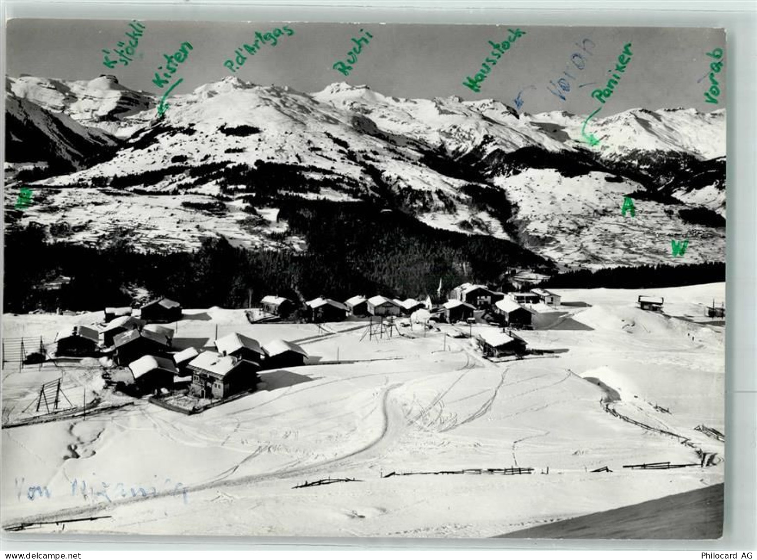 7134 Obersaxen Meierhof - Winter - 10498821