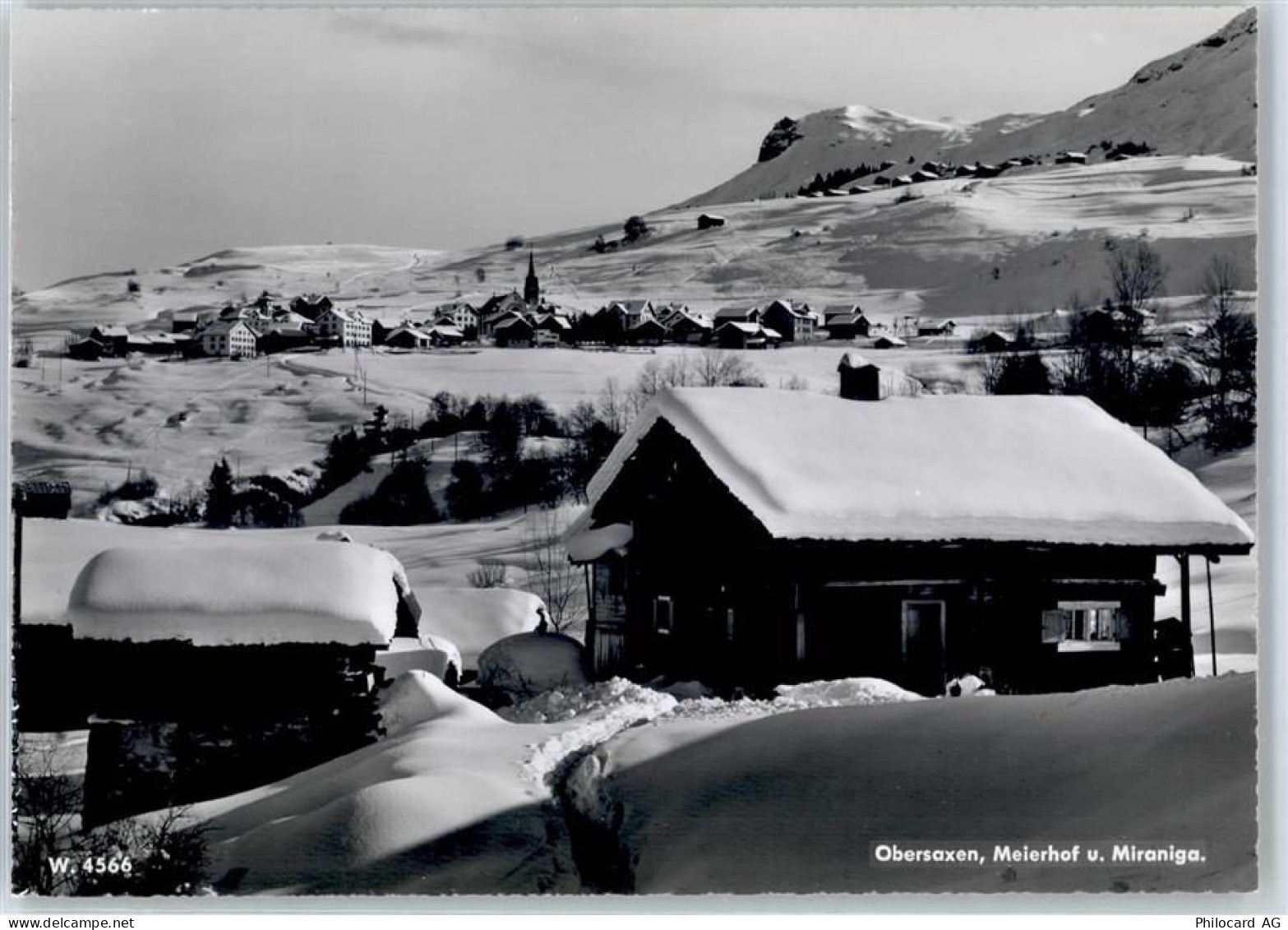 7134 Obersaxen Meierhof - Winter - 51422242