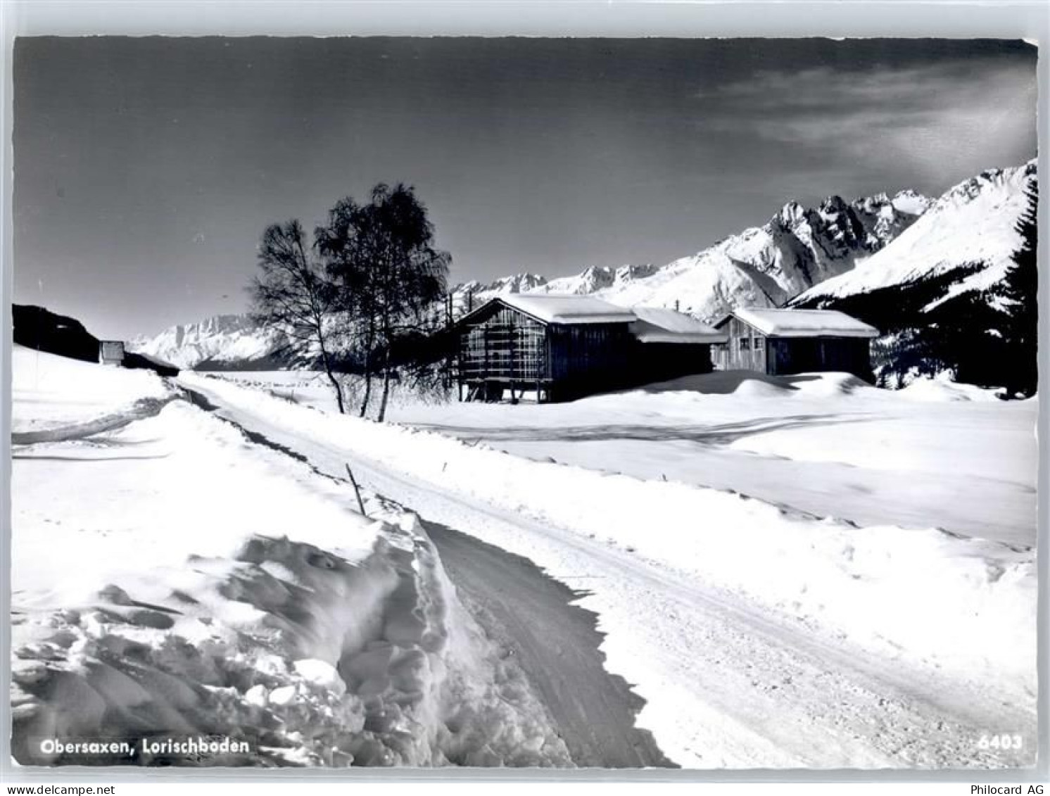 7134 Obersaxen Meierhof - Winter Lorischboden - 51422188