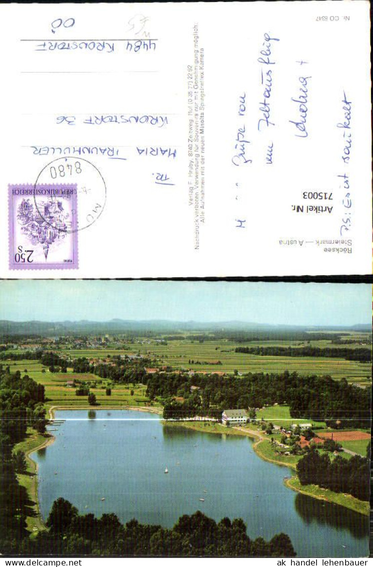 715003 Fliegeraufnahme Röcksee Misselsdorf Mureck