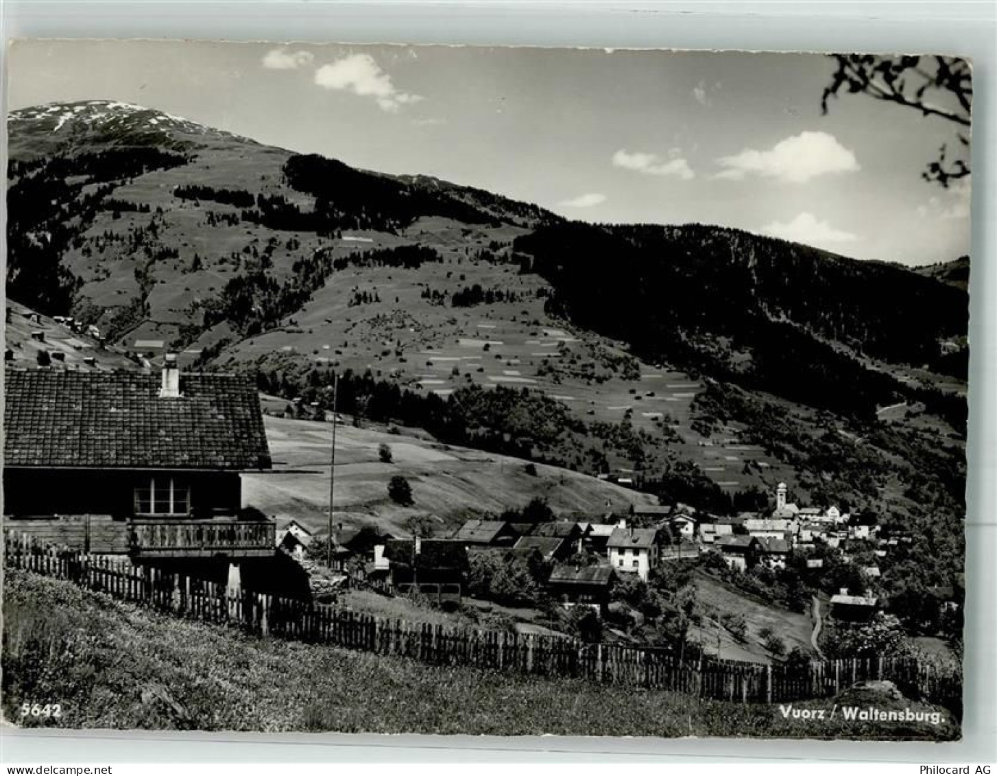 7158 Waltensburg Vuorz Staziun 1964 Foto AK Vuorz - 38022326
