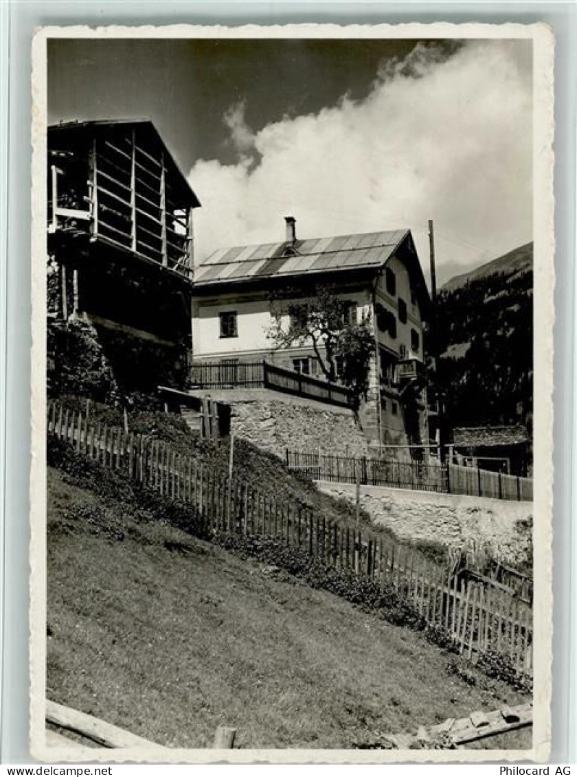 7159 Andiast 1940 Gebrauchsspuren Haus Depuoz AK - 13098005