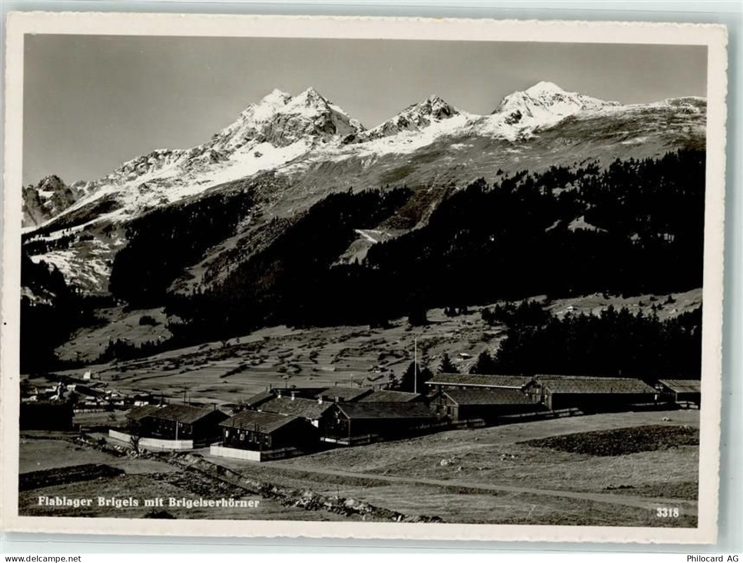 7165 Breil Brigels - Flablager Brigelserhörner Feldpost Infanterieschule... - 39374982