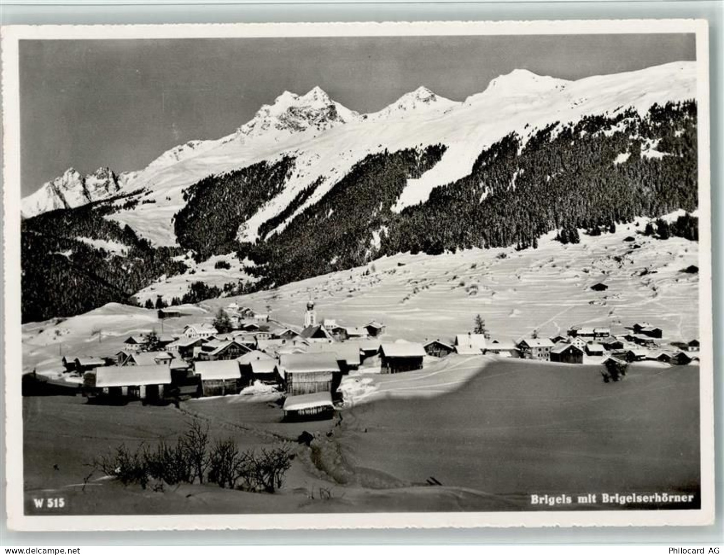 7165 Breil Brigels - mit Brigelserhörner Winter Feldpost - 11089676