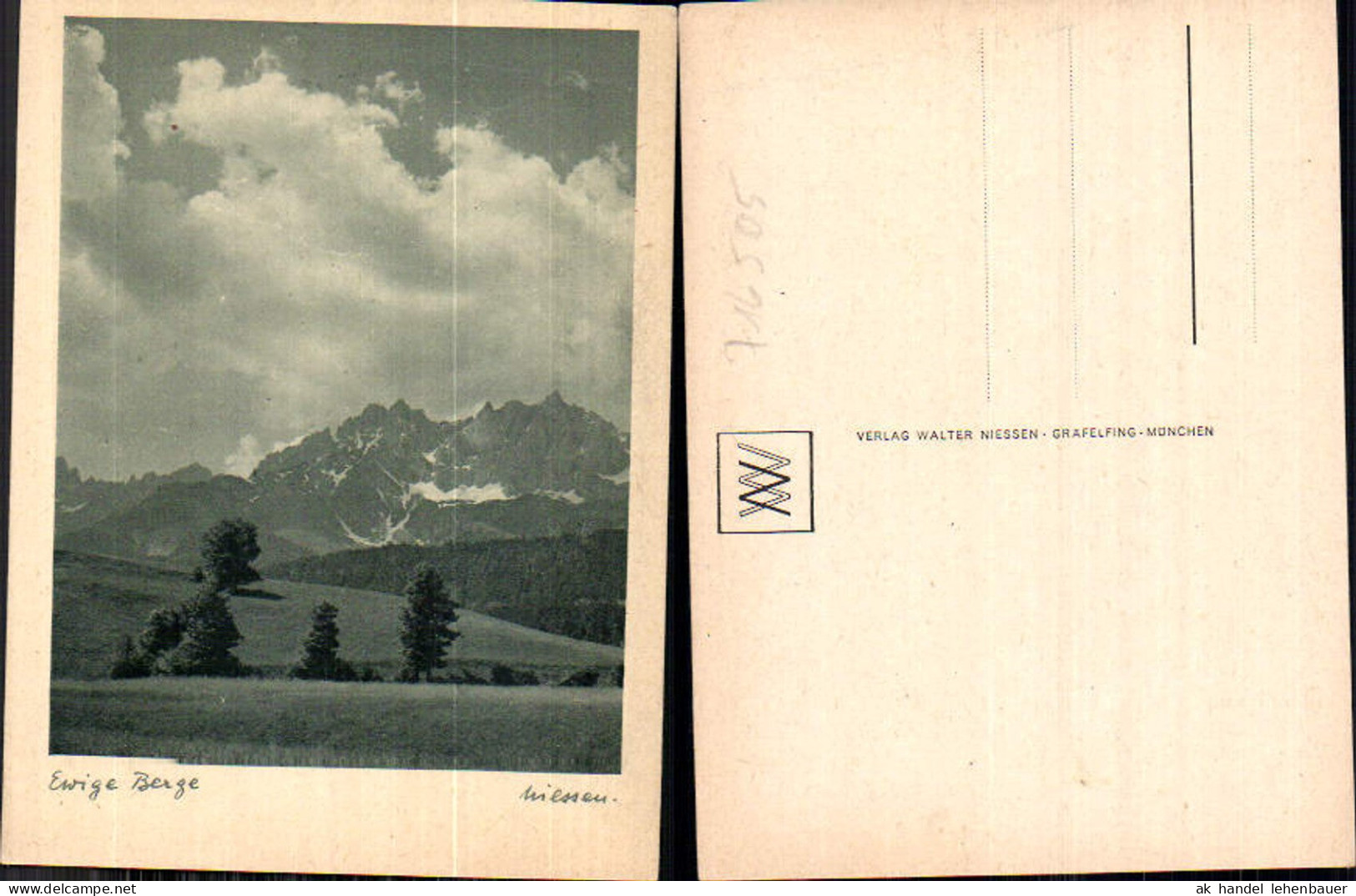 716505 Verlag Walter Niessen Gräfelfing München Ewige Berge