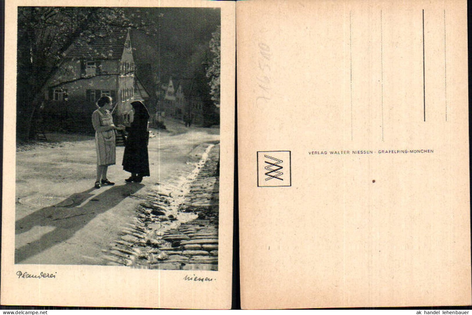 716510 Verlag Walter Niessen Gräfelfing München Plauderei Frauen