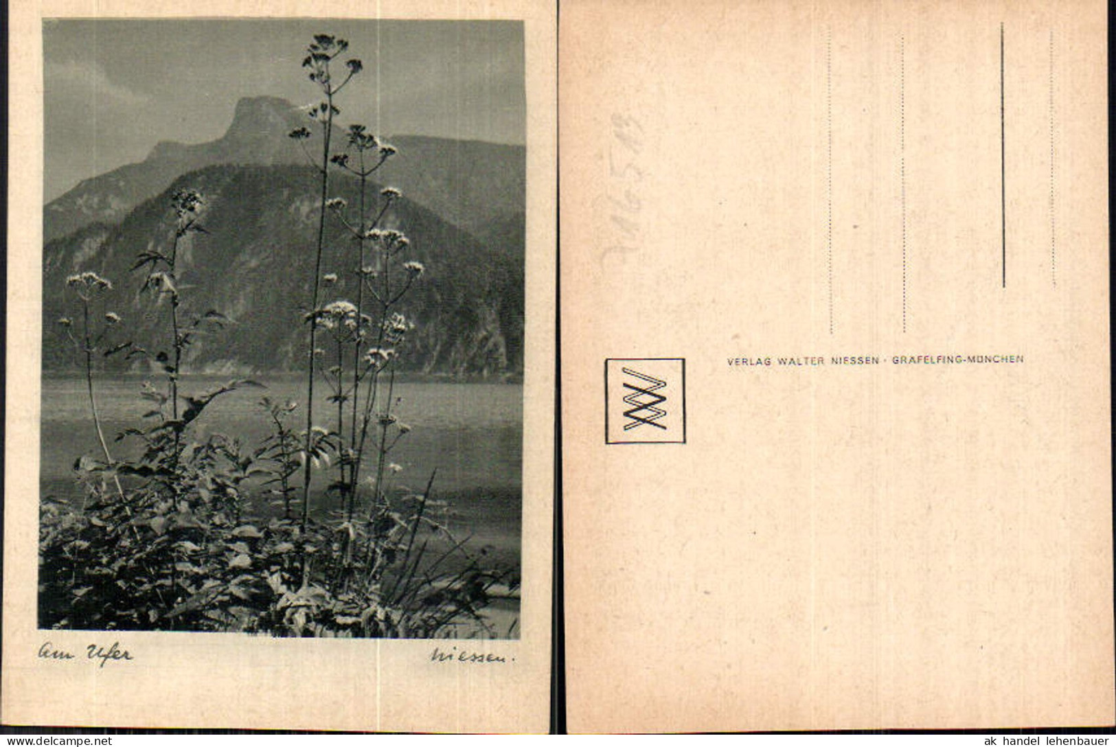 716513 Verlag Walter Niessen Gräfelfing München Ufer Blumen