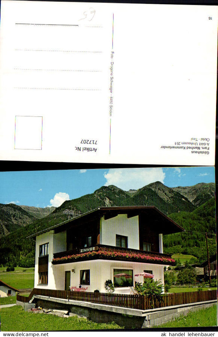717207 Umhausen Ötztal Gästehaus Kammerlander