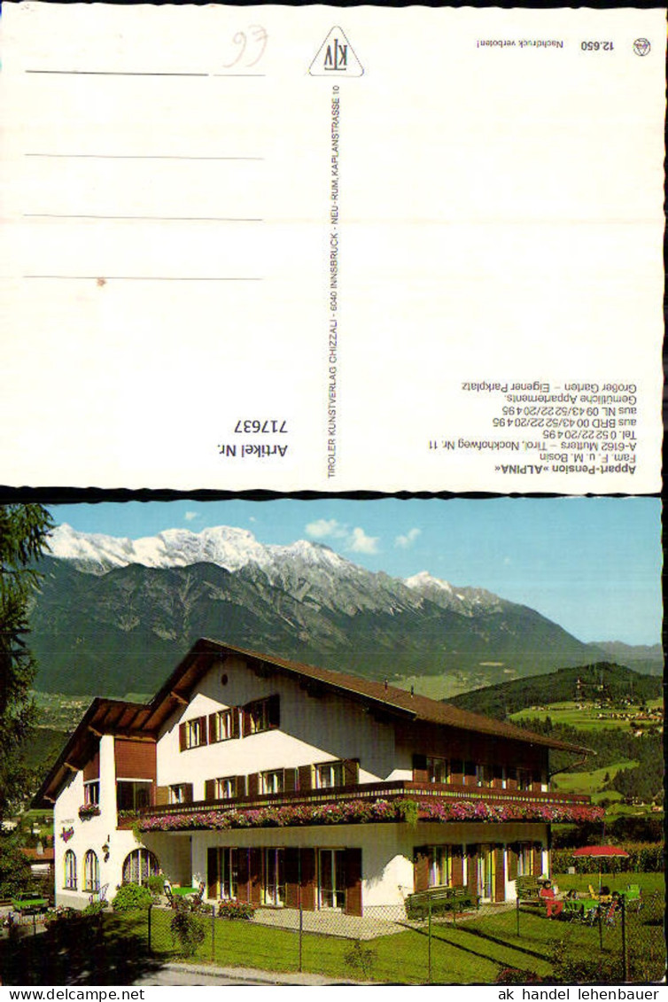 717637 Mutters in Tirol Appart-Pension Alpina