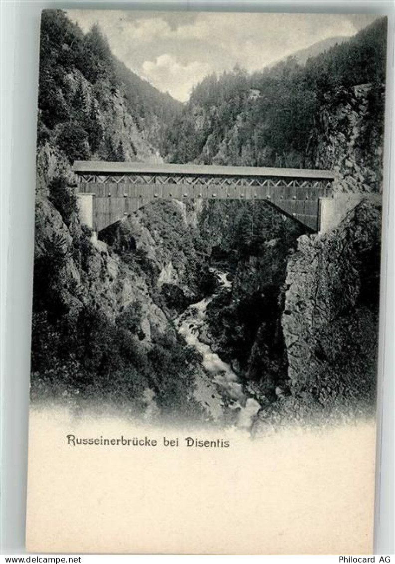 7180 Disentis Mustér Foto AK Ruesseinerbrücke - 38193636