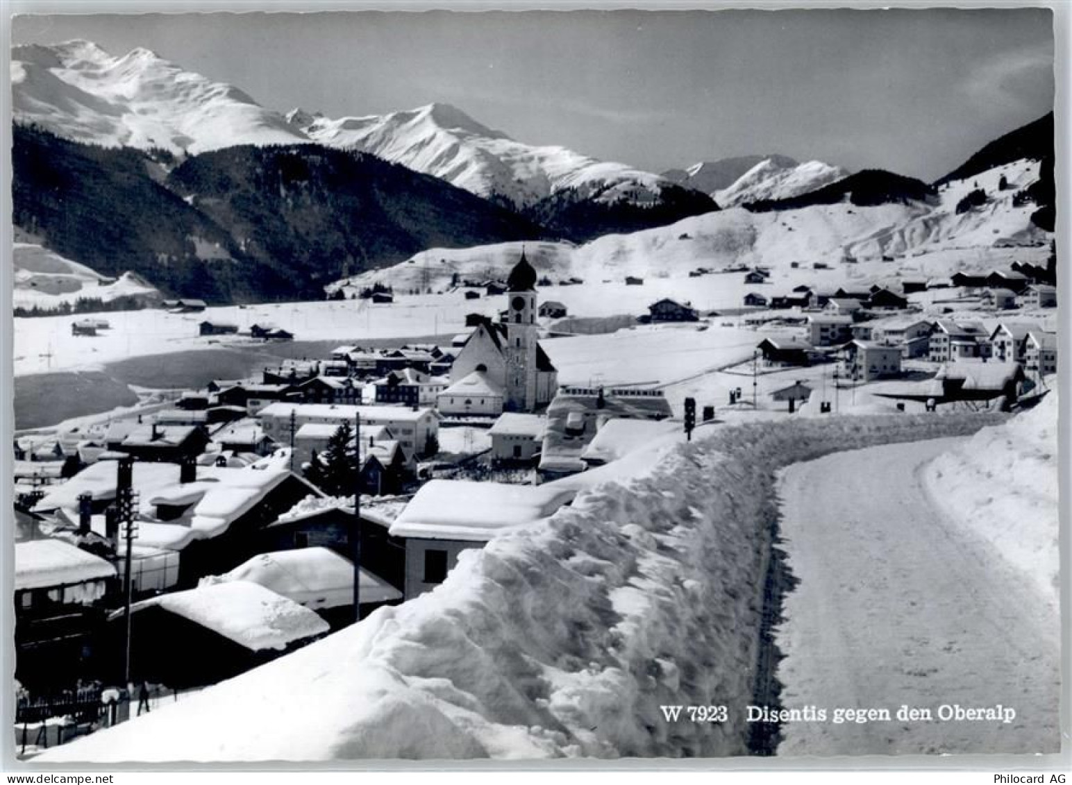7180 Disentis Mustér - Kirche Winter - 51422228