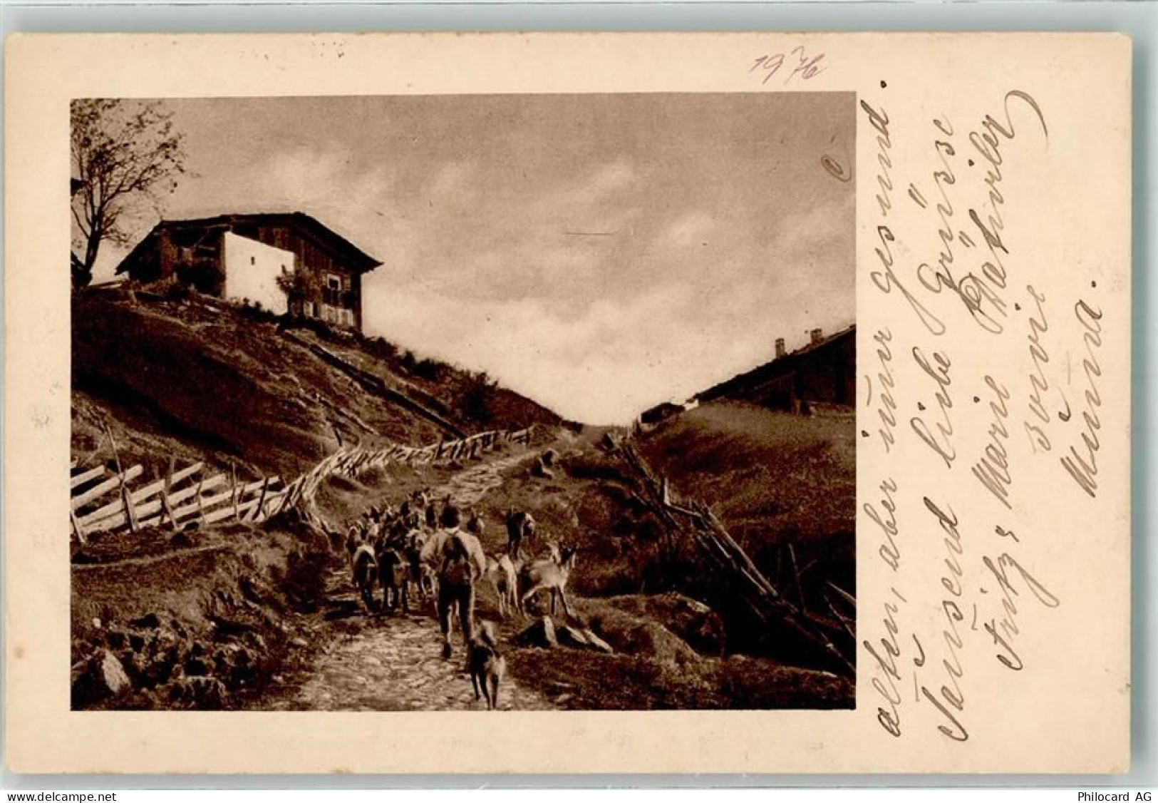 7180 Disentis Mustér - Ort lt. Stempel Almauftrieb - 39692005