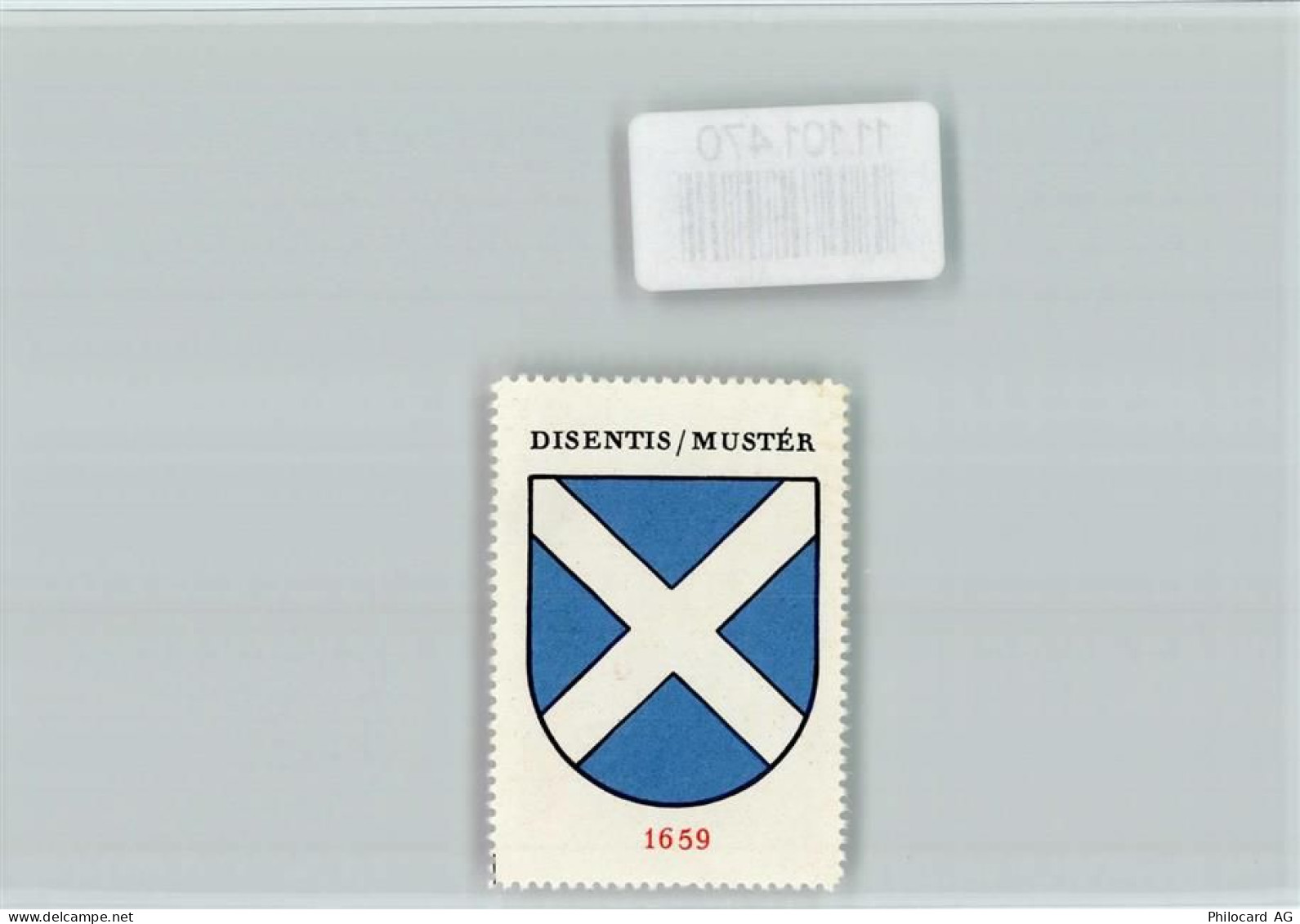 7180 Disentis Mustér - Vignette Wappen Kaffee Hag ca 1920-1940 Disentis/... - 11101470