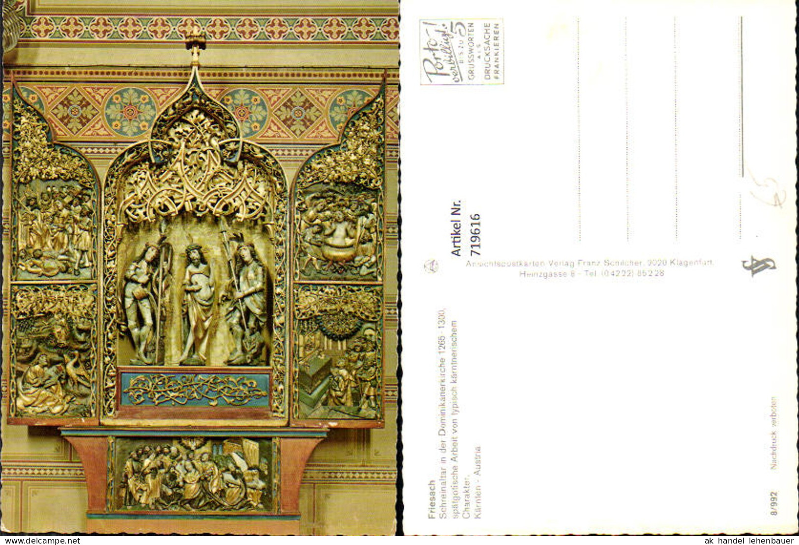 719616 Friesach Schreinaltar Dominikanerkirche Detailansicht