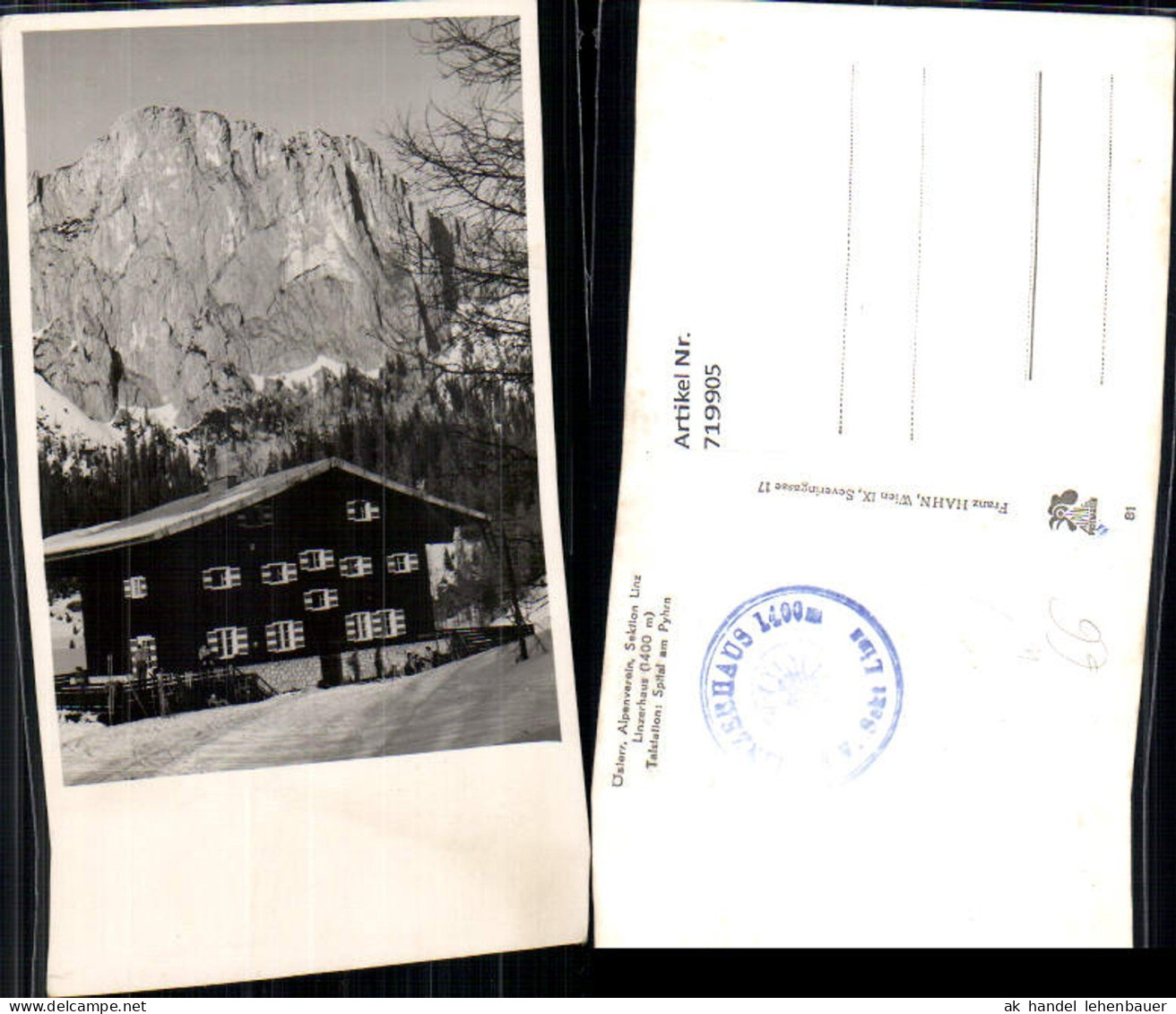 719905 Foto AK Spital a. Phyrn Linzerhaus im Winter