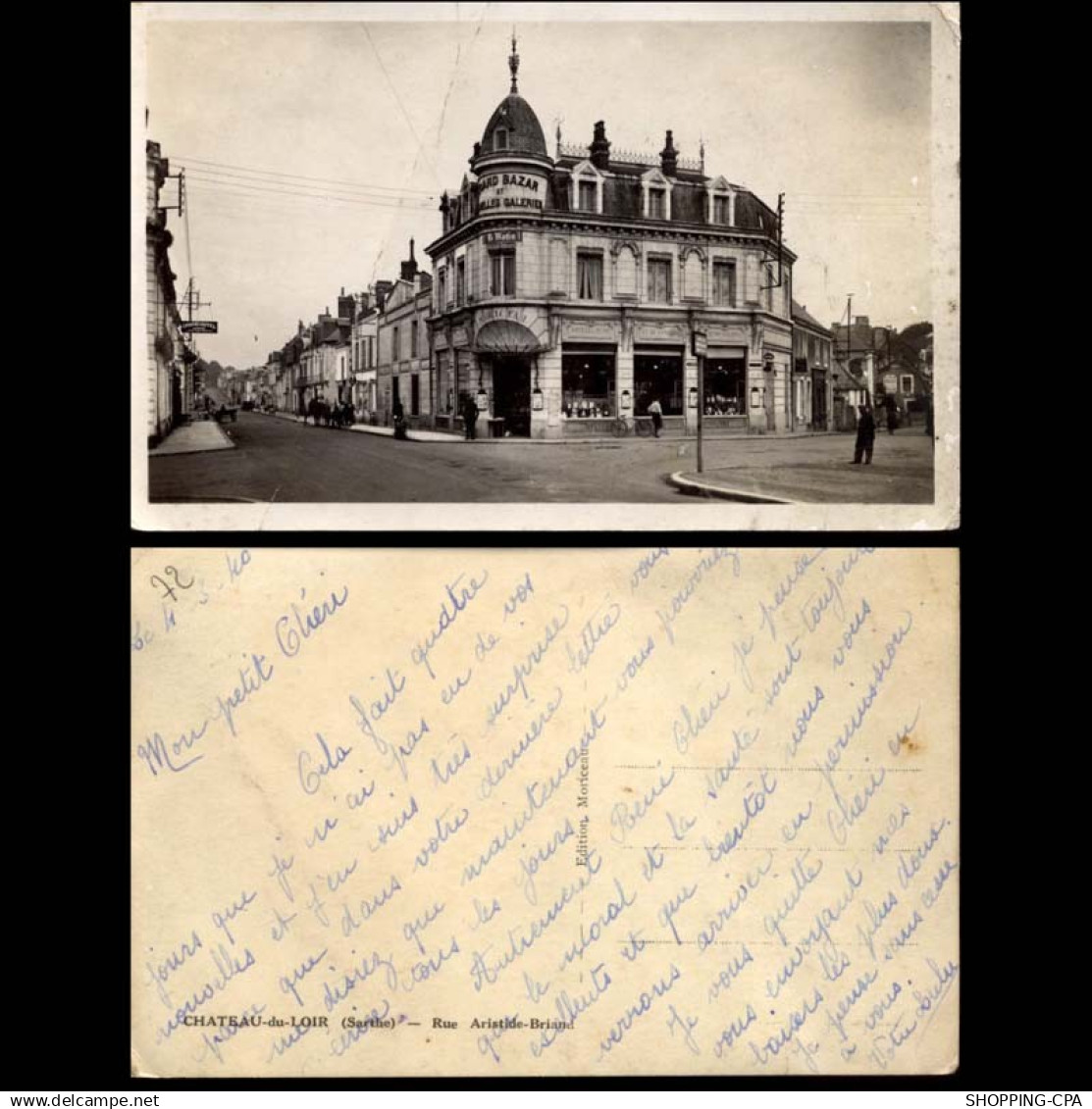 72 - Chateau du Loir - Rue Aristide Briand - CPSM