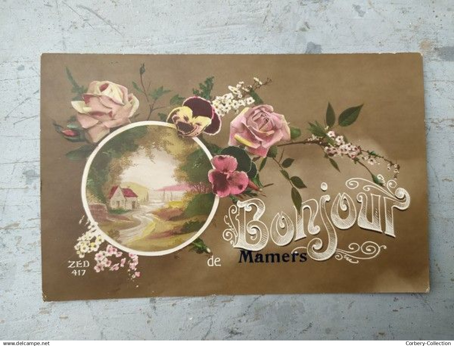 72. CPA. MAMERS. Bonjour de Mamers