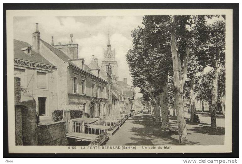 72 La Ferté-Bernard 6155. LA FERTE-BERNARD (Sarthe) - Un coin du Mail mail canaux epargne de ma D72D C72132C RH003303