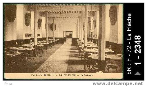72 La Flèche - Prytanée Militaire - LA FLECHE - Un Réfectoire - militaria ecole - militaria prytanee r /  D72D  C72154C