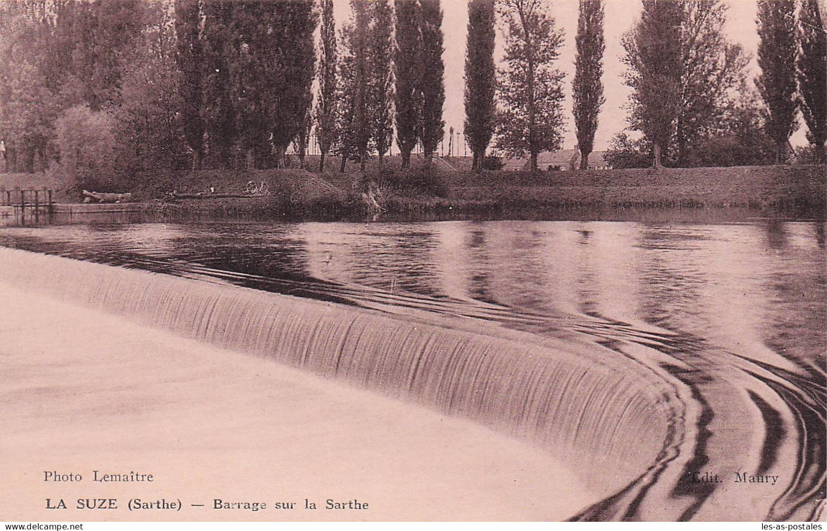 72 LA SUZE SUR SARTHE BARRAGE SUR LA SARTHE