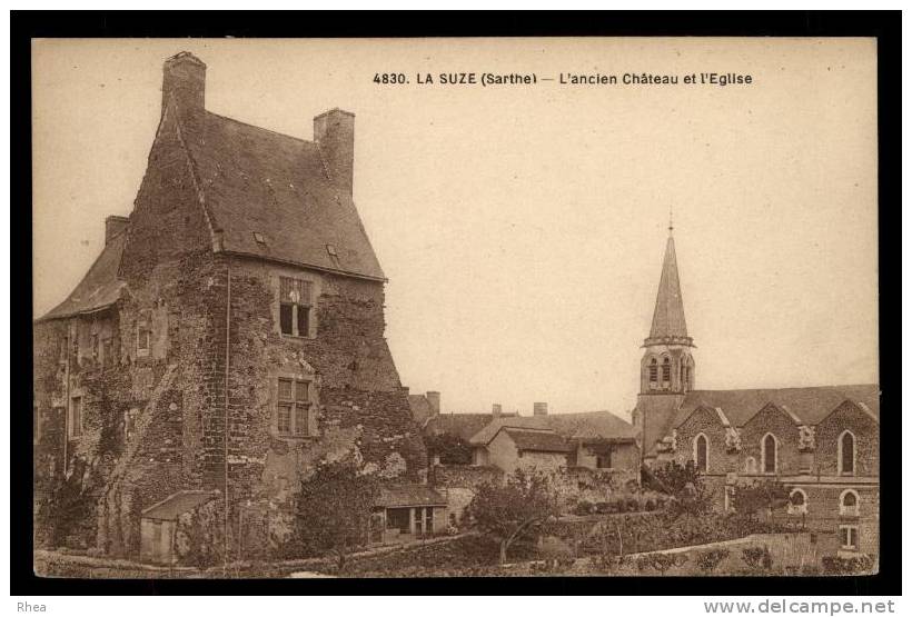 72 La Suze-sur-Sarthe chateau D72D C72346C RH073187