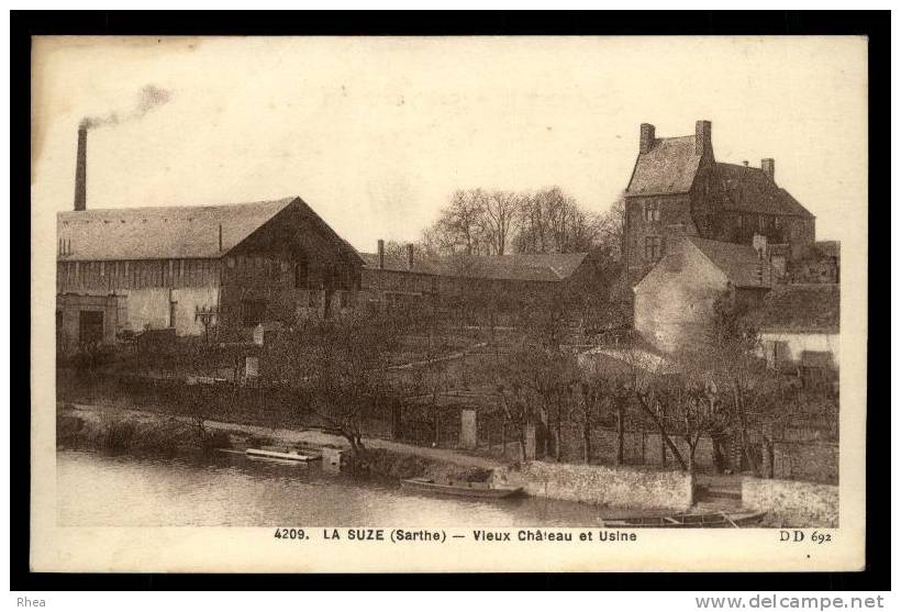 72 La Suze-sur-Sarthe chateau usine D72D C72346C RH073189