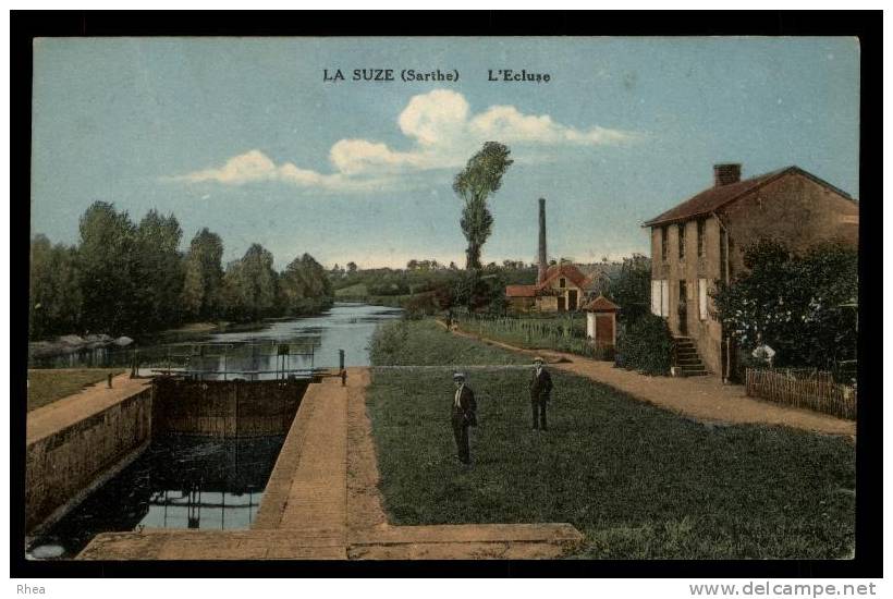 72 La Suze-sur-Sarthe ecluse canal D72D C72346C RH073172