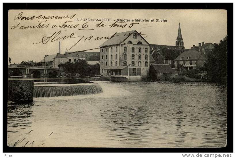 72 La Suze-sur-Sarthe moulin a eau D72D C72346C RH073169