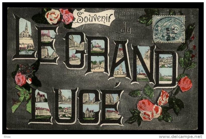 72 Le Grand-Lucé multi vue souvenir de D72D C72143C RH072565