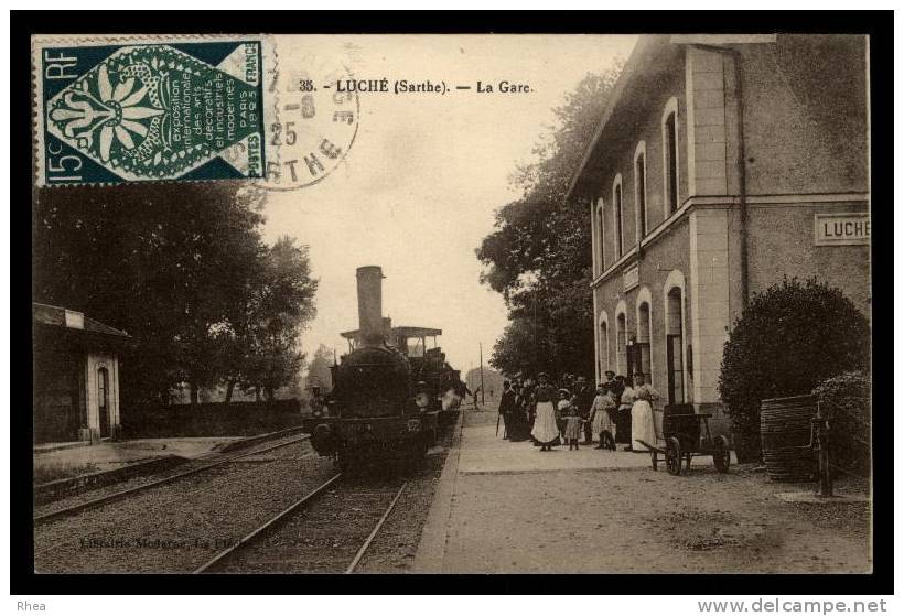 72 Luché-Pringé gare train D72D C72175C RH072656