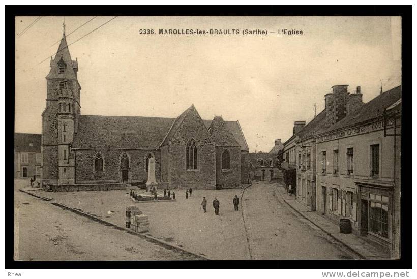72 Marolles-les-Braults eglise D72D K72189K C72189C RH072803