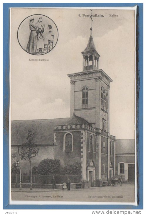 72 - PONTVALLAIN --  Eglise