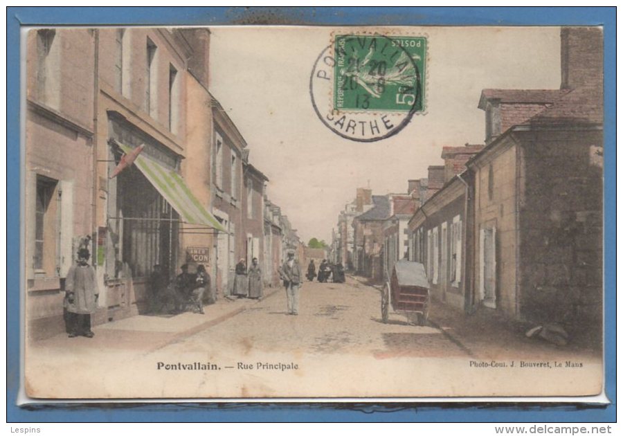 72 - PONTVALLAIN -- Rue principale