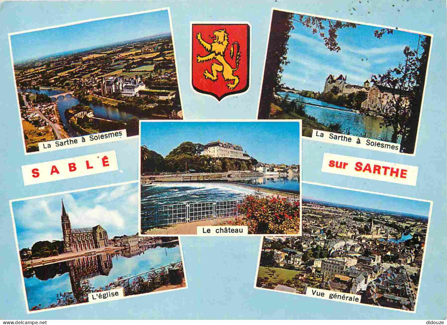 72 - Sable sur Sarthe - Multivues - Blason - CPM - Voir Scans Recto-Verso