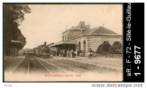 72 Sillé-le-Guillaume - Sillé-le-Guillaume (Sarthe) - Gare - gare - gare train - cpa -  /  D72D  K72334K  C72334C