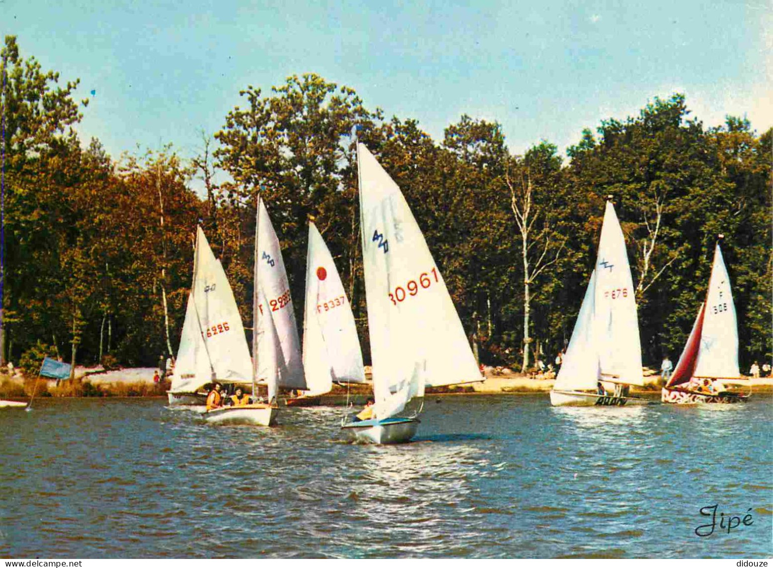 72 - Sille le Guillaume - Sillé Plage - Voiliers sur le Lac - Voile - CPM - Voir Scans Recto-Verso