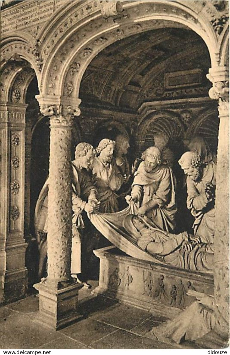 72 - Solesmes - Les Saints de Solesmes - Les personnages du chevet au tombeau de la Vierge - Art Religieux - Carte Neuve