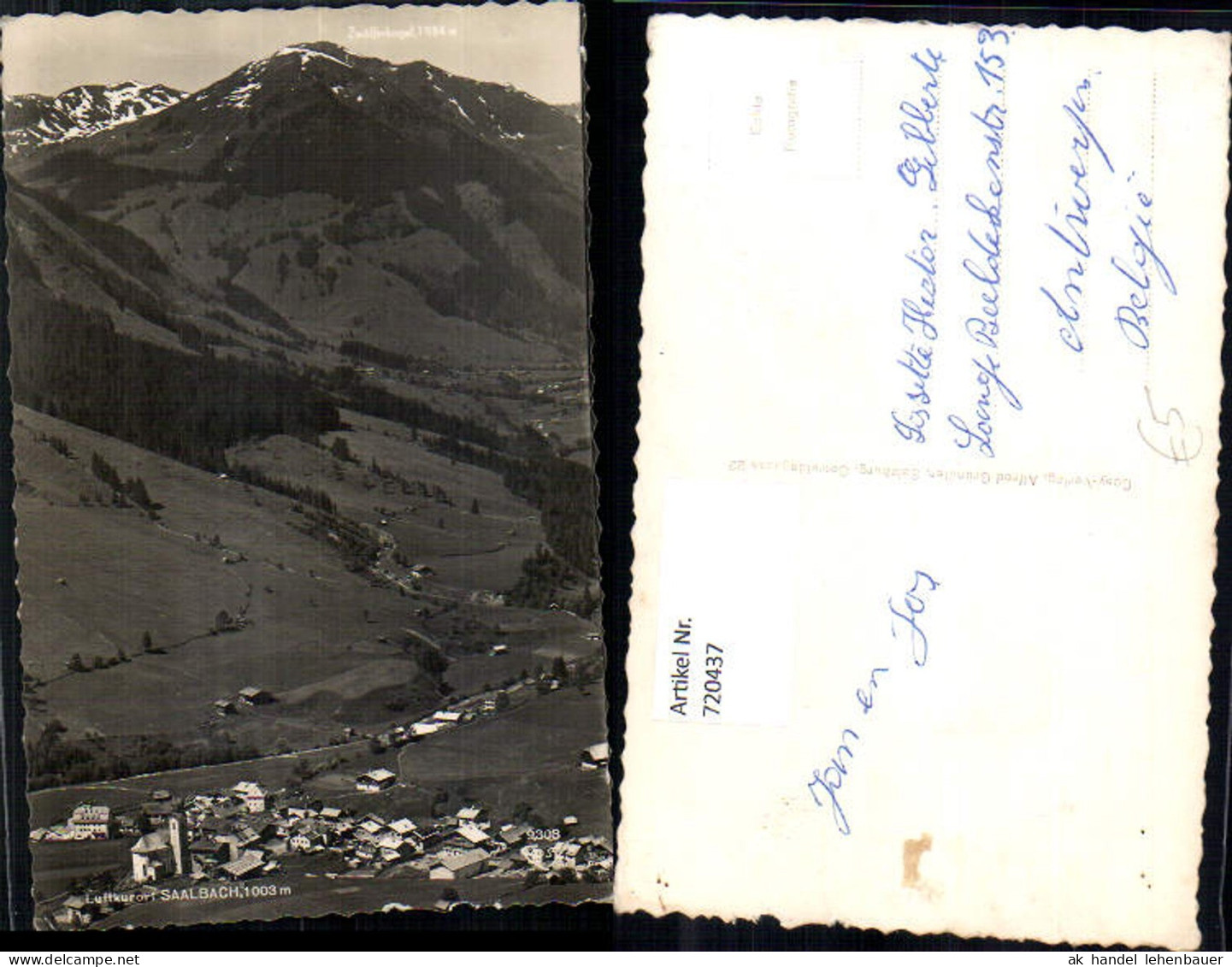 720437 Foto AK Saalbach Saalbach-Hinterglemm Totale