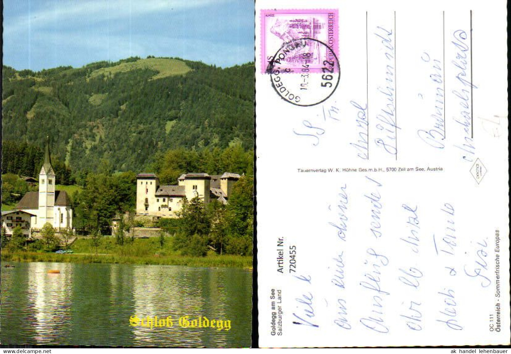 720455 Goldegg a. See Goldegg i. Pongau Schloss