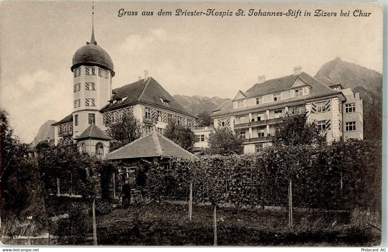 7205 Zizers Foto AK Priester Hospiz St. Johannes-Stift - 10752952