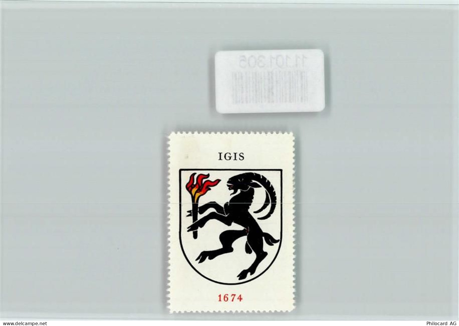 7206 Igis - Vignette Wappen Kaffee Hag ca 1920-1940 Igis - 11101305