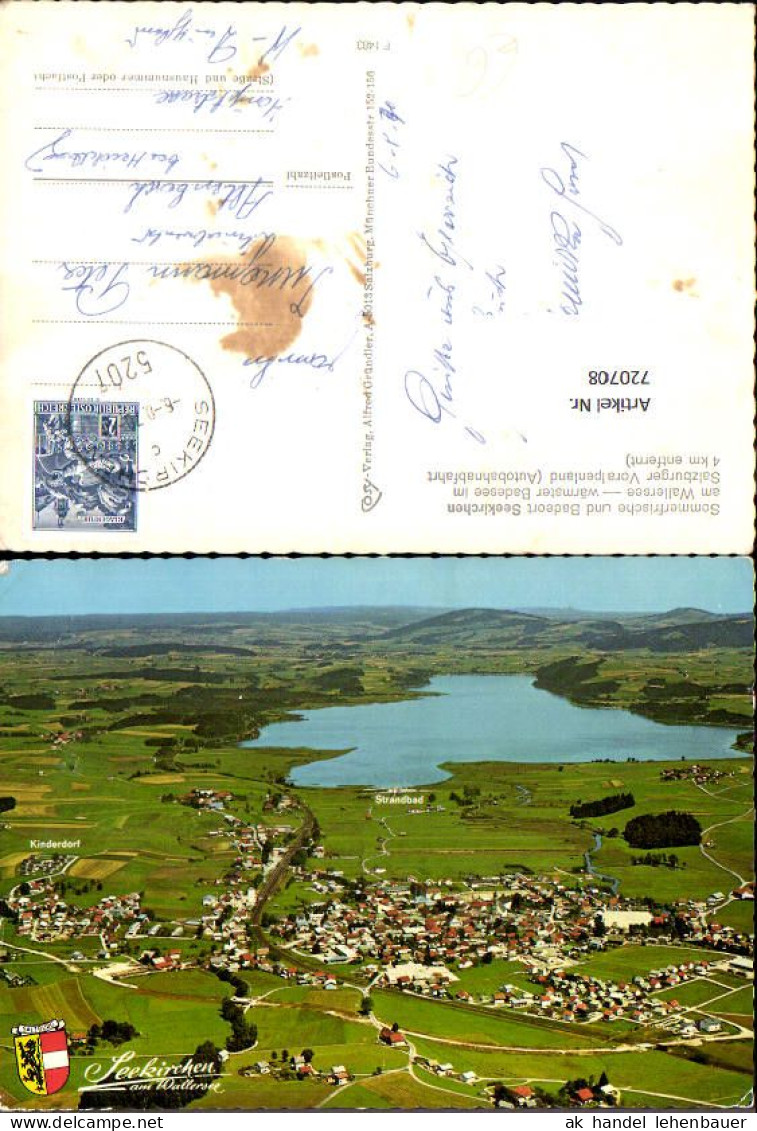 720708 Fliegeraufnahme Seekirchen a. Wallersee b. Salzburg Totale