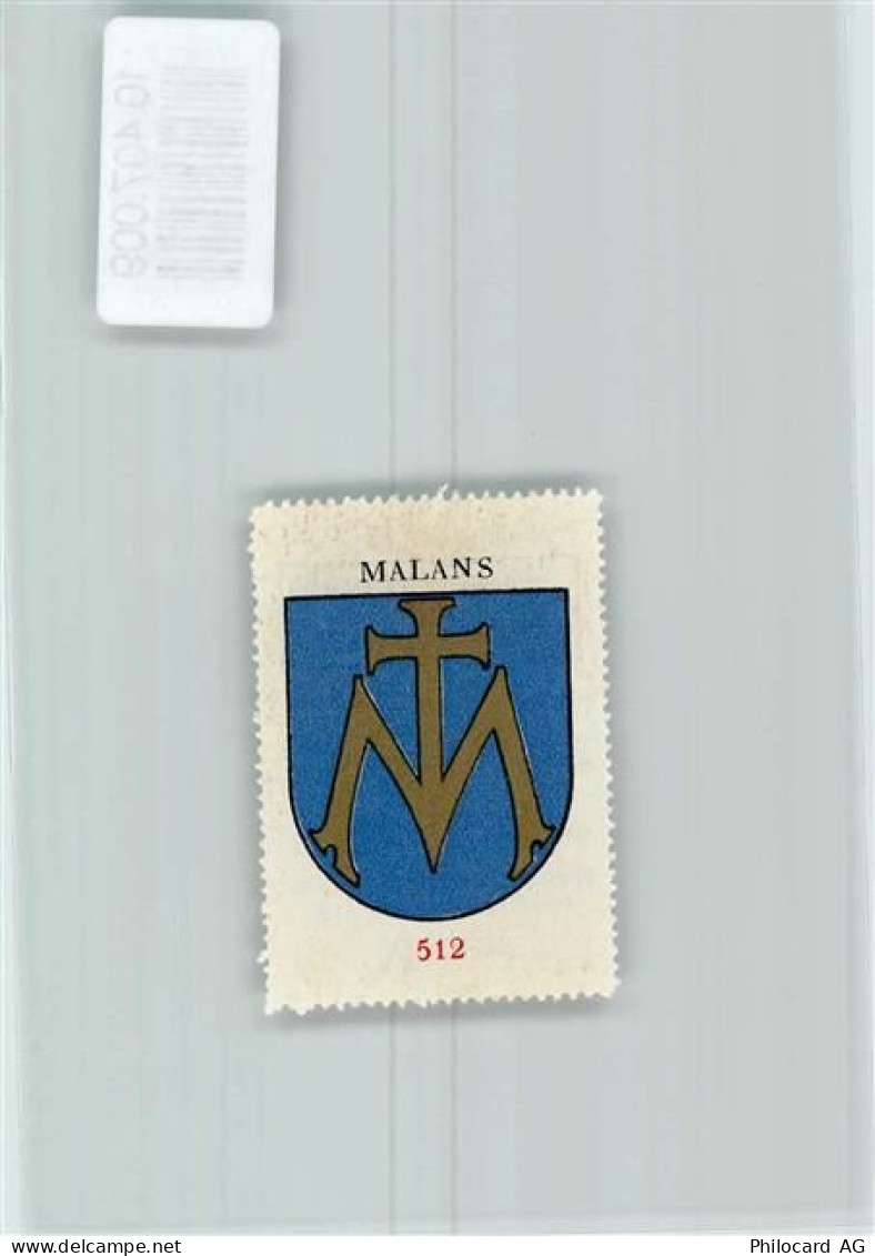 7208 Malans GR - Vignette Wappen Kaffee Hag 1920-1940 - 10407009