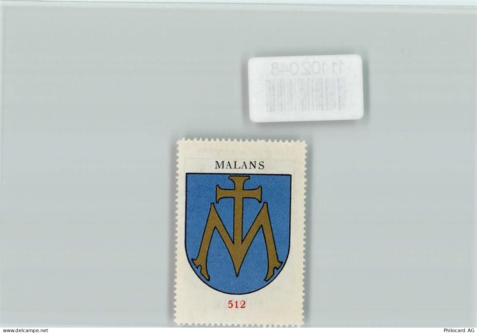 7208 Malans GR - Vignette Wappen Kaffee Hag ca 1920-1940 - 11102048